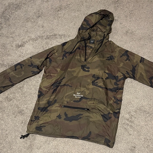 HUF Other - HUF Camouflage Zip Jacket